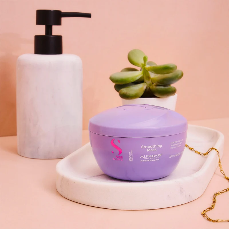 Alfaparf Milano Semi di Lino Smooth Smoothing Mask 200ml - maschera lisciante