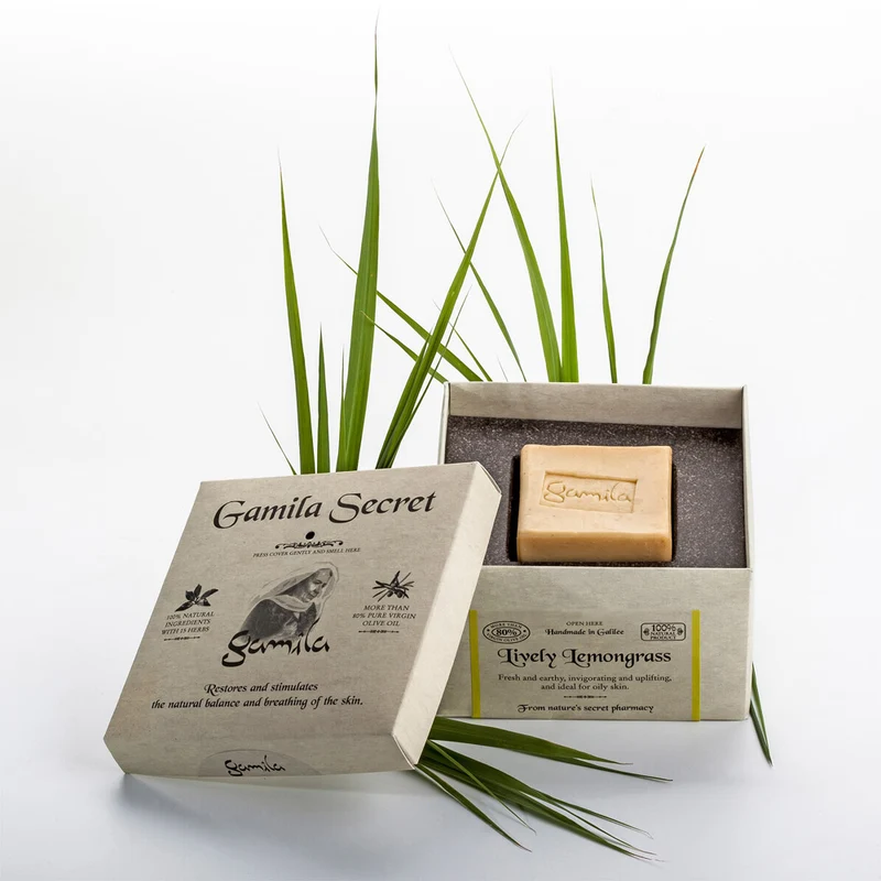 Gamila Secret Lemongrass Soap 115gr - saponetta pelle impura e grassa