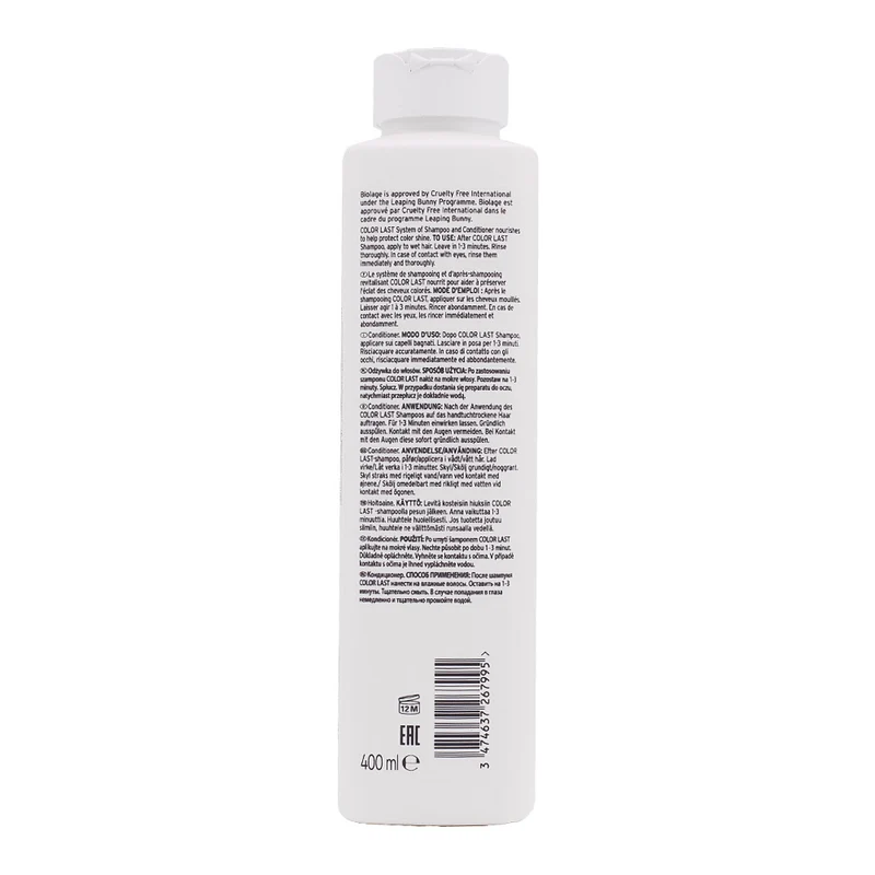 Biolage Professional Hair Spa Color Last Conditioner 400ml - balsamo protezione colore