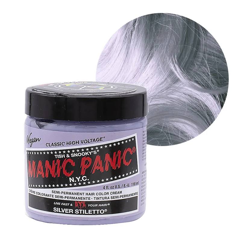 Manic Panic Classic High Voltage Silver Stiletto 118ml - crema colorante semi-permanente
