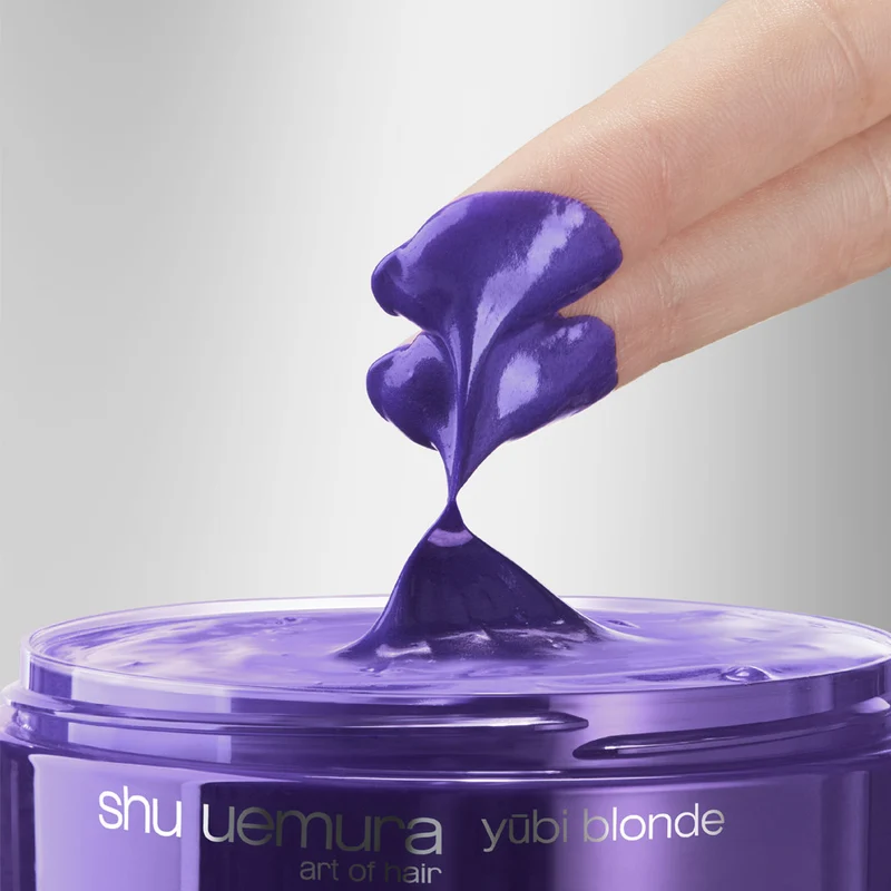 Shu Uemura Yubi Blonde Anti-Brass Purple Balm 200ml - maschera antigiallo per capelli biondi
