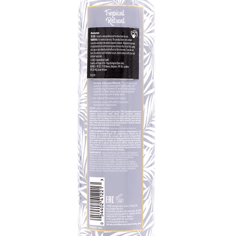 Australian Gold Tropical Retreat Tan Extender 470ml - cosmetico solare prolungatore d'abbronzatura