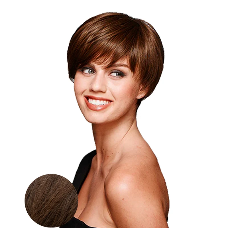 Hairdo Short & Sleek Parrucca Nero Castano Scurissimo