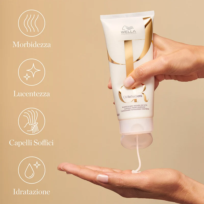 Wella Oil Reflections Luminous Instant Conditioner 200ml - balsamo capelli spenti