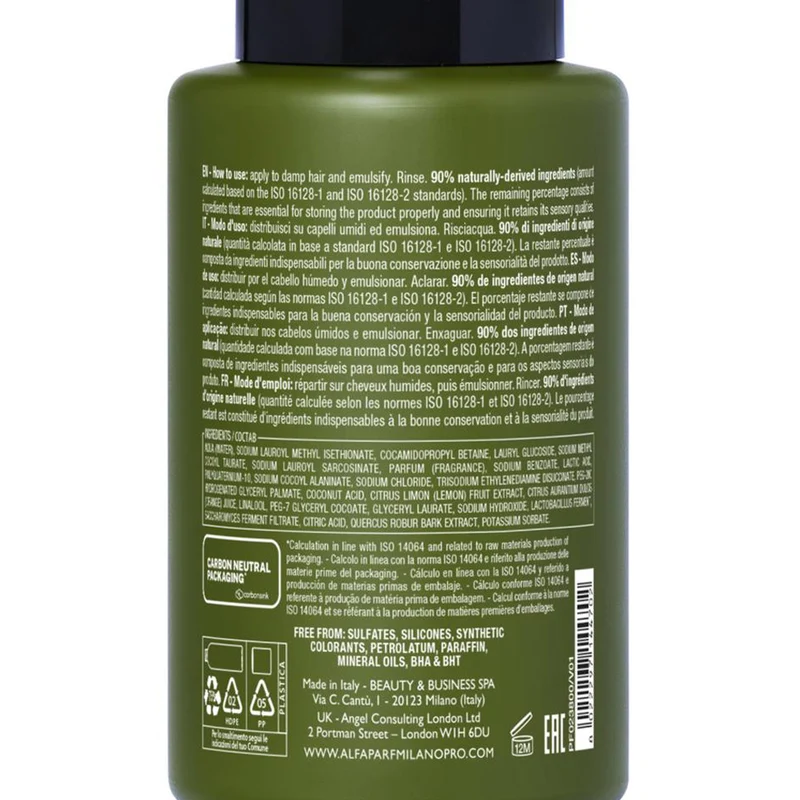 Alfaparf Milano Benvoleo Glossy Micellar Shampoo 275ml - shampoo micellare illuminante