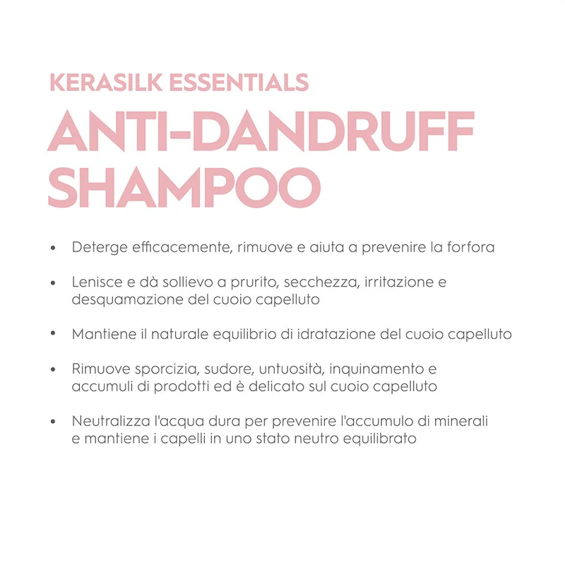 Kerasilk Essentials Anti-Druff Shampoo 250ml - shampoo cute grassa
