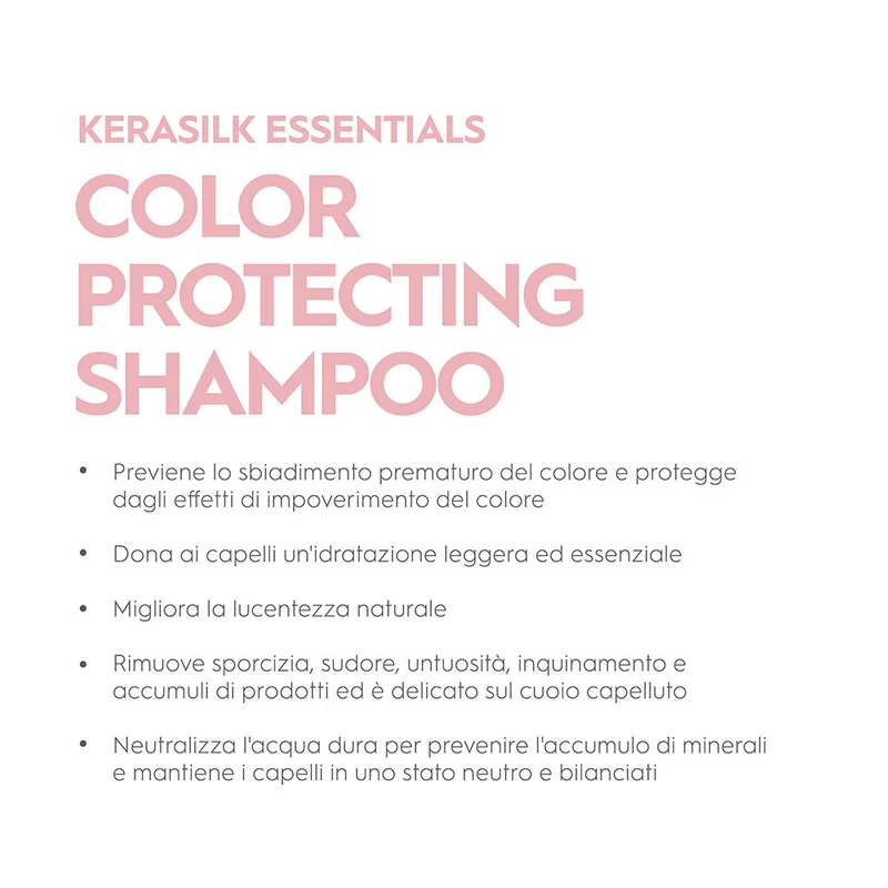 Kerasilk Essentials Color Protecting Shampoo 250ml - shampoo protezione colore