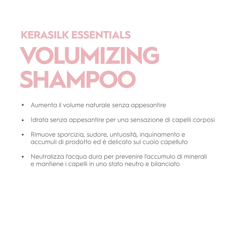 Kerasilk Essentials Volumizing Shampoo 250ml - shampoo volumizzante