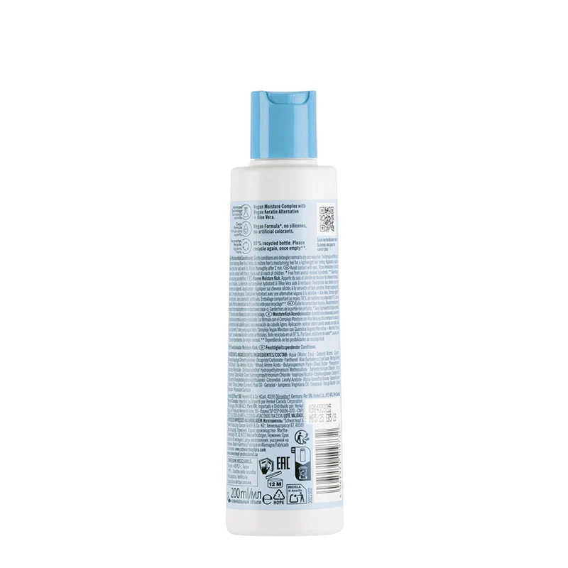 Schwarzkopf BC Bonacure Moisture Kick Conditioner Aloe Vera 200ml - balsamo per capelli secchi