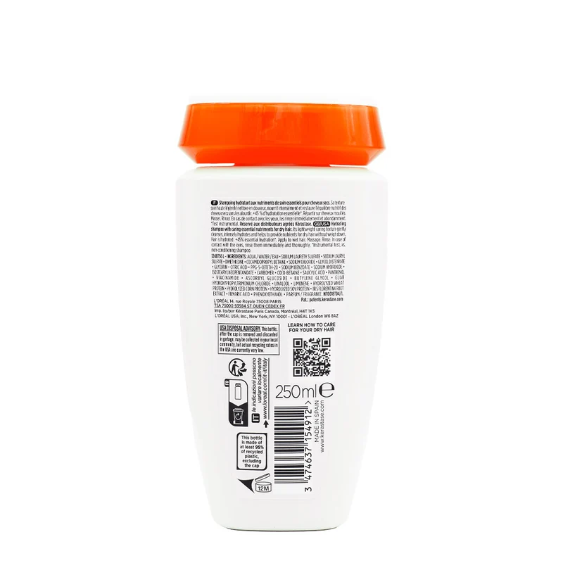Kerastase Nutritive Bain Satin 250ml - shampoo nutritivo per capelli normali o secchi
