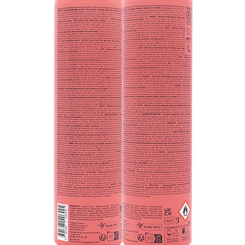 Maria Nila Finishing Spray 300ml - spray tenuta forte