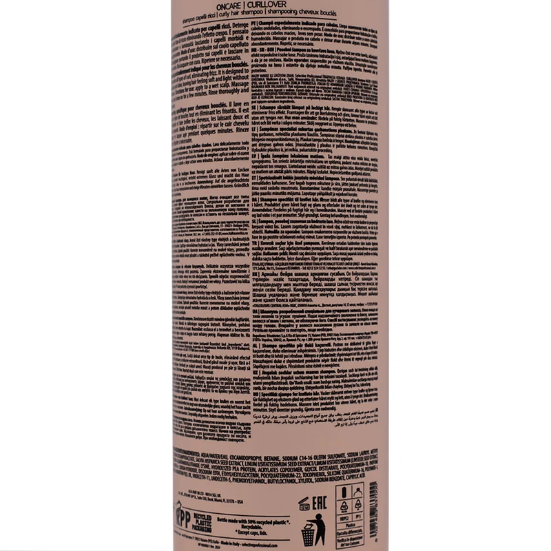 Selective Professional Curllover Shampoo 1000 ml - shampoo capelli ricci