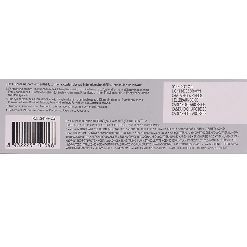 Revlon Professional Revlonissimo Colorcosmetique 5.13 Light Beige Brown 60ml - colorazione permanente
