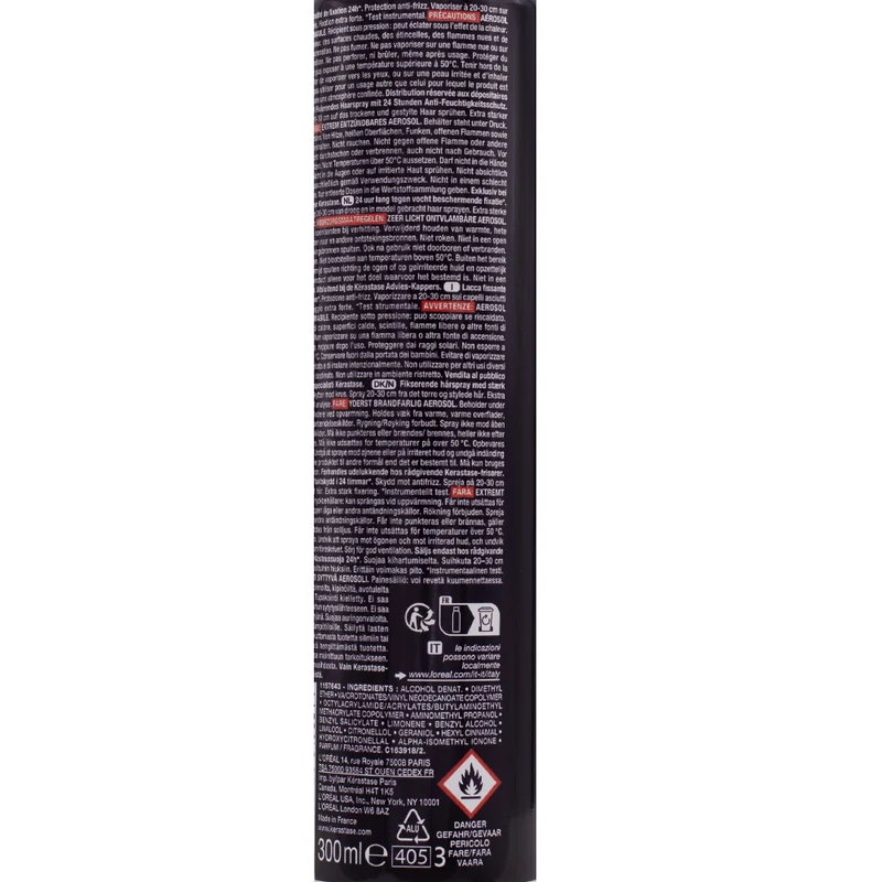 Kerastase Styling Laque Noire 300ml - lacca tenuta extra forte