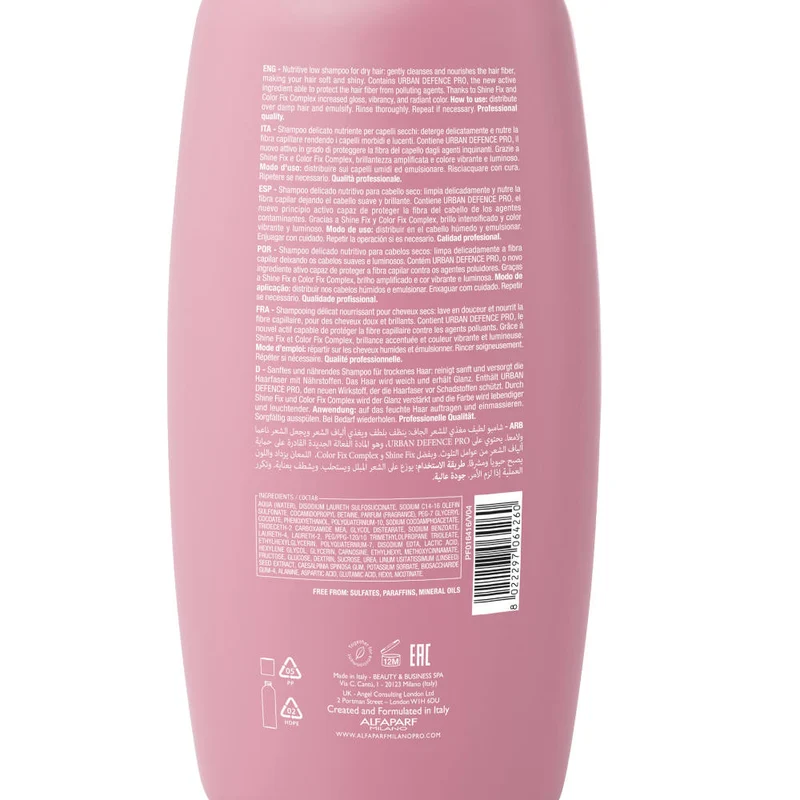 Alfaparf Milano Semi Di Lino Moisture Nutritive Low Shampoo 1000ml - shampoo delicato nutriente per capelli secchi