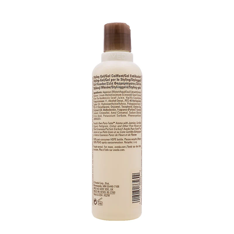 Aveda Styling Flax Seed Aloe Strong Hold Sculpturing Gel 250ml - gel tenuta forte