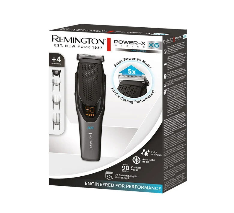 Remington HC6000 Power-X Series X6 Nero, Grigio