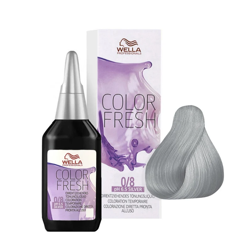 Wella Color Fresh 0/8 Silver 75ml - riflessante diretto senza ammoniaca