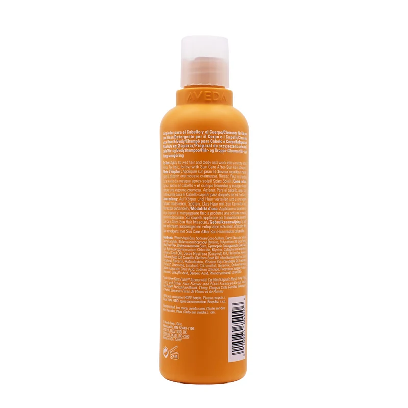 Aveda Sun Care Hair And Body Cleanser 250ml - doccia shampoo dopo sole