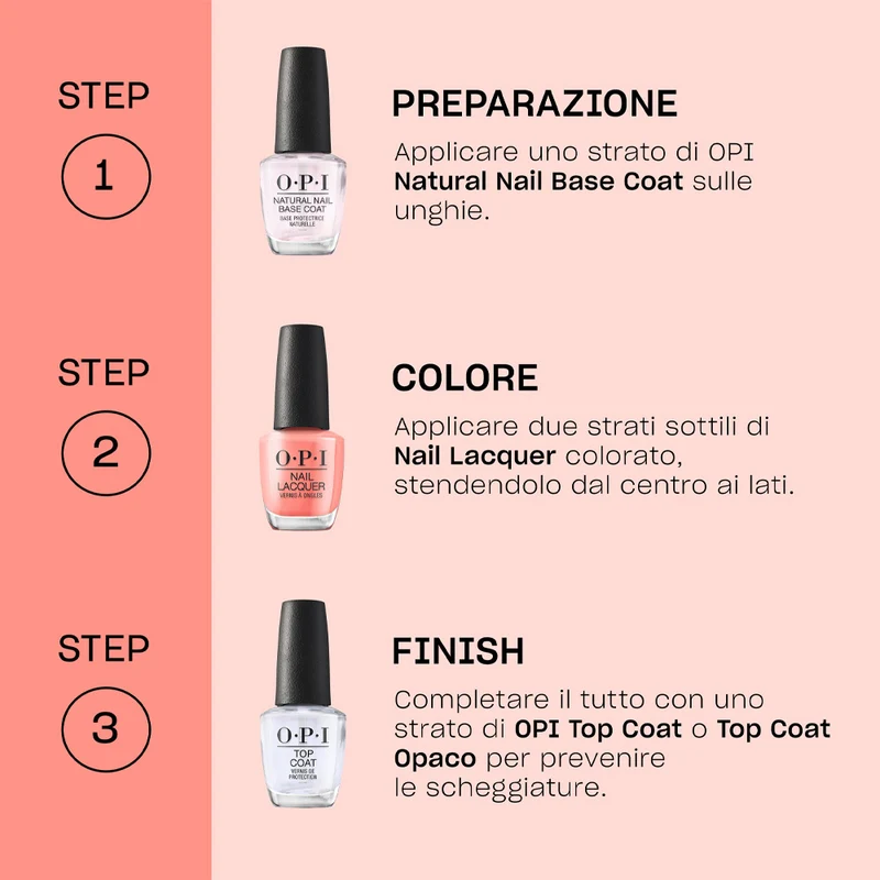 OPI Nail Lacquer NL L00 Alpine Snow 15ml - smalto per unghie