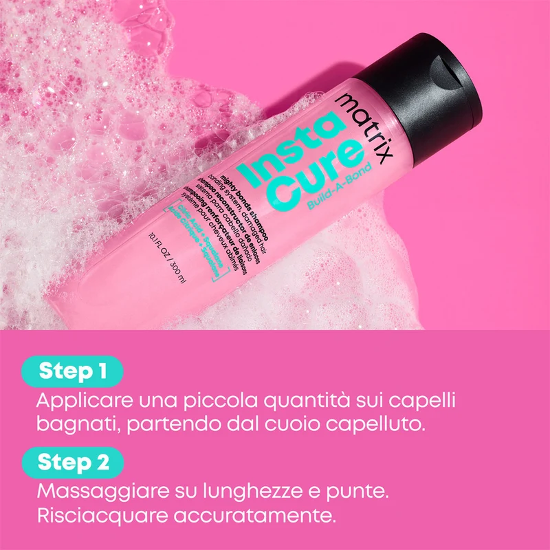 Matrix Instacure Build A Bond Shampoo 300ml - shampoo capelli danneggiati