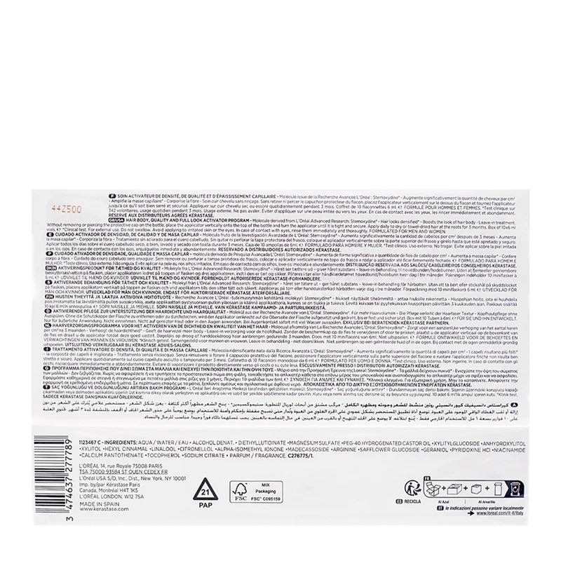Kerastase Densifique Cure Densitè 10x6ml - fiale antidiradamento
