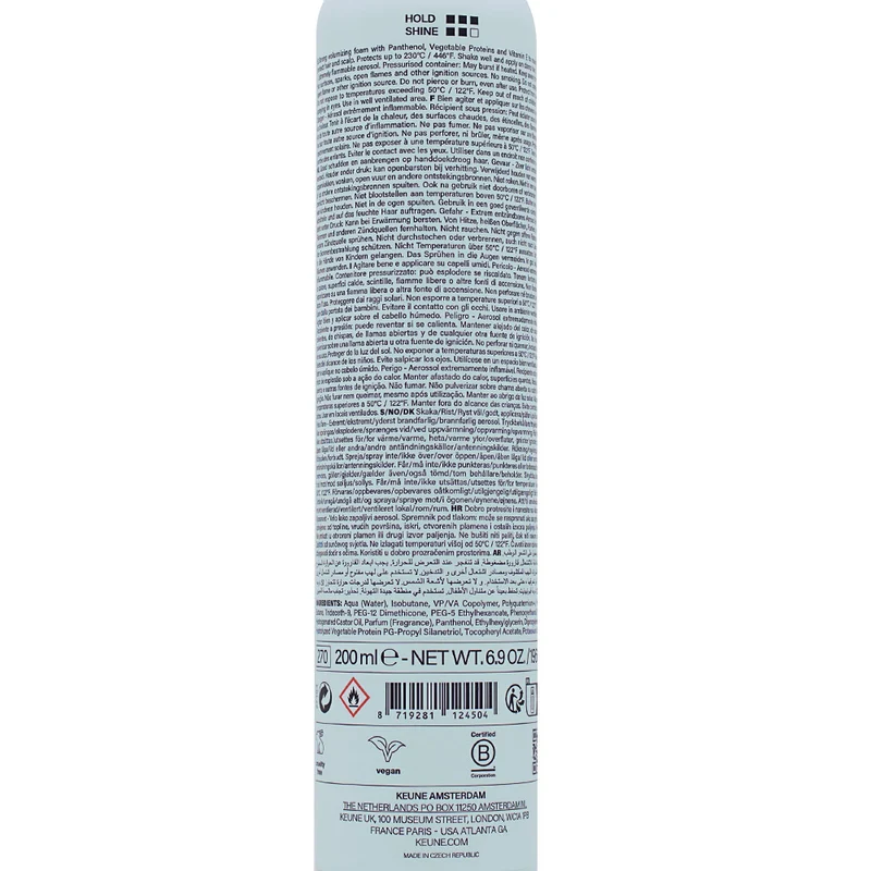 Keune Style Velvet Cloud Strong Volume Foam 200ml - mousse volumizzante tenuta forte