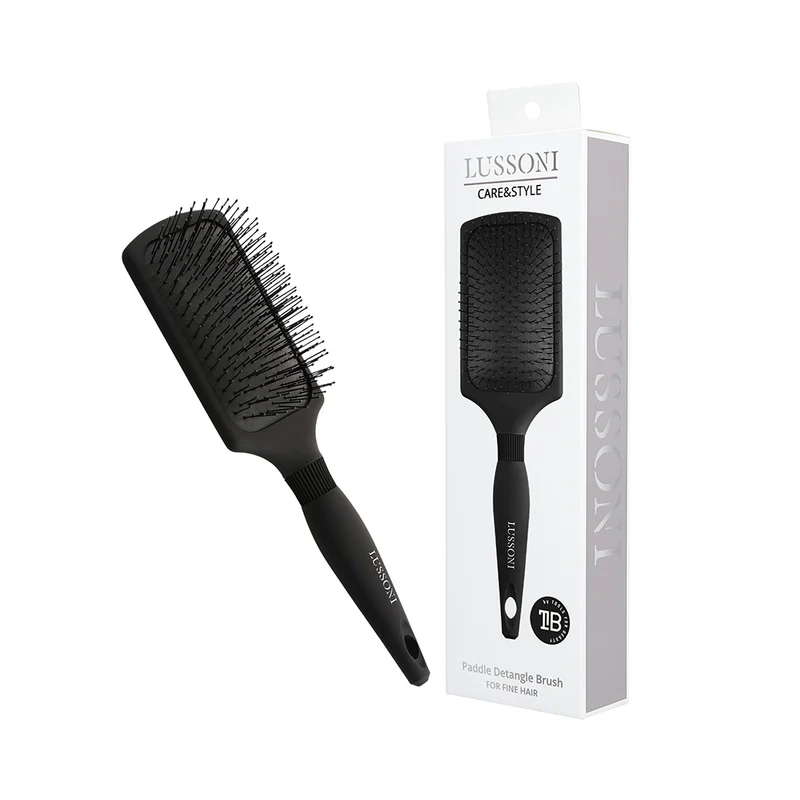 Lussoni Haircare Brush C&S Paddle Thin Bristle - spazzola per capelli fini