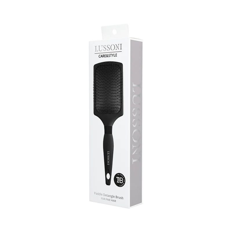 Lussoni Haircare Brush C&S Paddle Thin Bristle - spazzola per capelli fini
