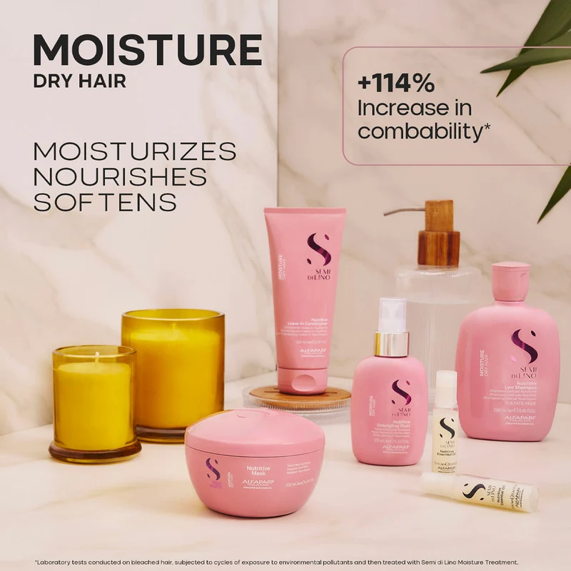 Alfaparf Milano Semi Di Lino Moisture Nutritive Low Shampoo 250ml - shampoo delicato nutriente per capelli secchi