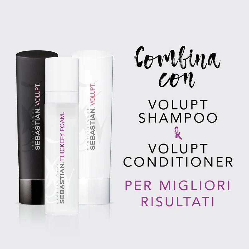 Sebastian Flow Thickefy Foam 190ml - schiuma volumizzante per capelli fini