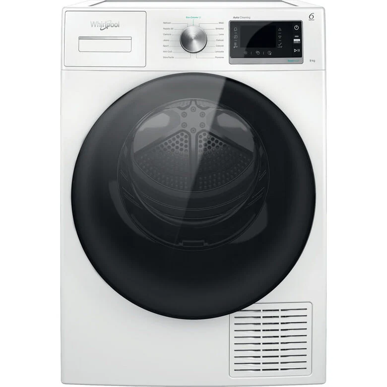 Whirlpool W6 D94WB IT asciugatrice Libera installazione Caricamento frontale 9 kg A+++ Bianco