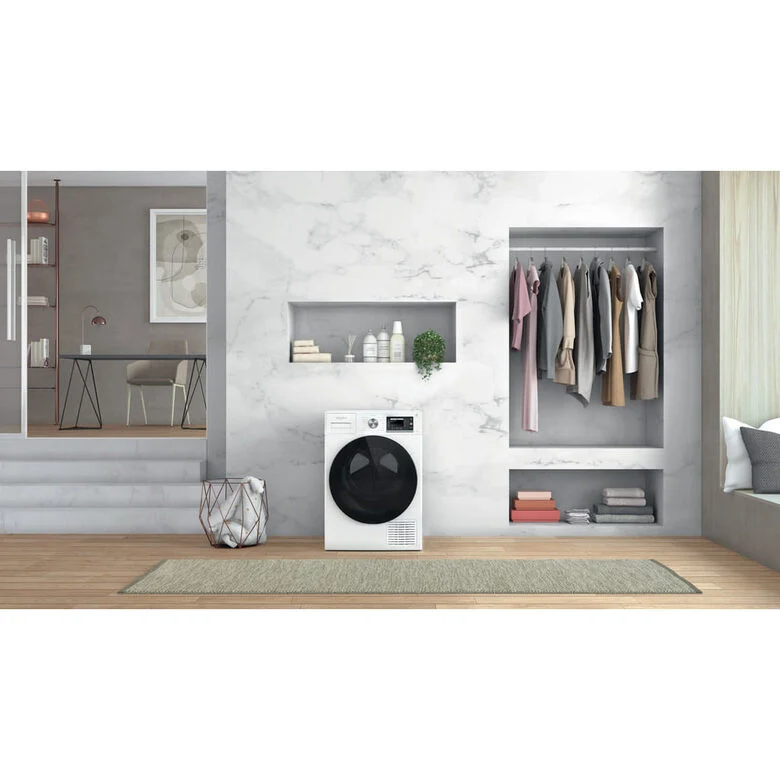 Whirlpool W6 D94WB IT asciugatrice Libera installazione Caricamento frontale 9 kg A+++ Bianco