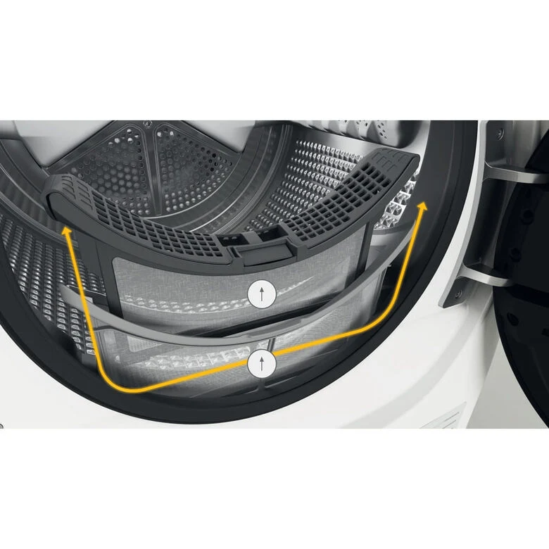 Whirlpool W6 D94WB IT asciugatrice Libera installazione Caricamento frontale 9 kg A+++ Bianco