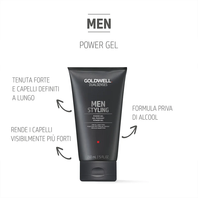 Goldwell Dualsenses Men Power Gel 150ml - gel per tutti i tipi di capelli
