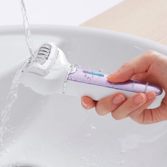 Panasonic ES-EL7C 60 pinzette Viola, Bianco