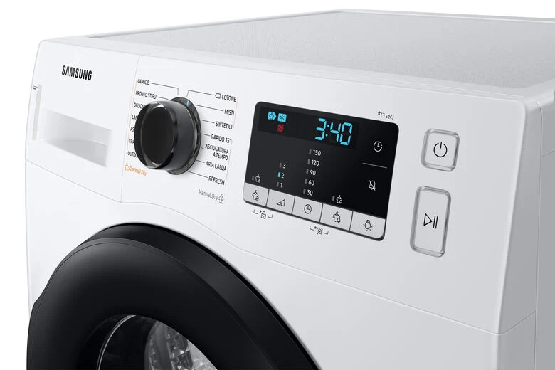 Samsung DV90TA240AE asciugatrice Libera installazione Caricamento frontale 9 kg A+++ Bianco
