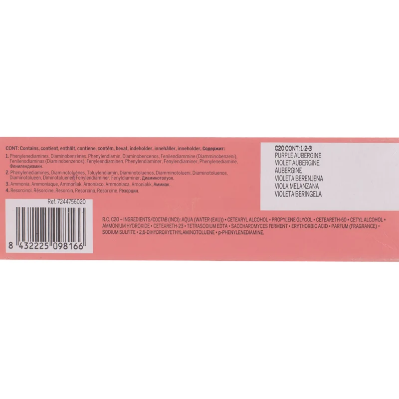 Revlonissimo Cromatics C20 Viola Melanzana 75ml - colorazione permanente