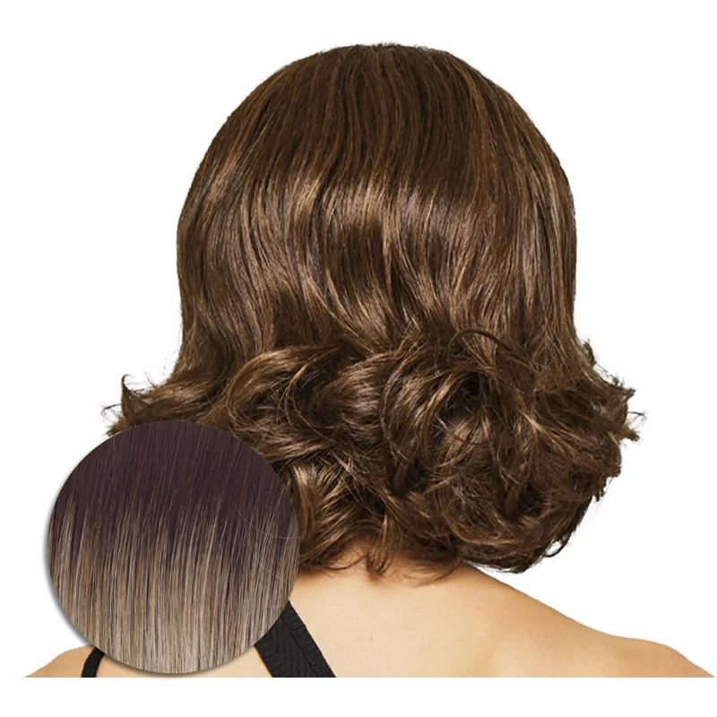 Hairdo Bombshell Bob Parrucca Biondo Chiaro Cenere - parrucca taglio medio
