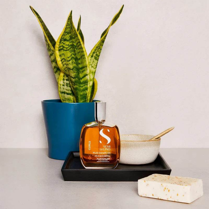 Alfaparf Milano Semi di Lino Curls Multi Benefit Oil 100ml - olio idratante per capelli ricci