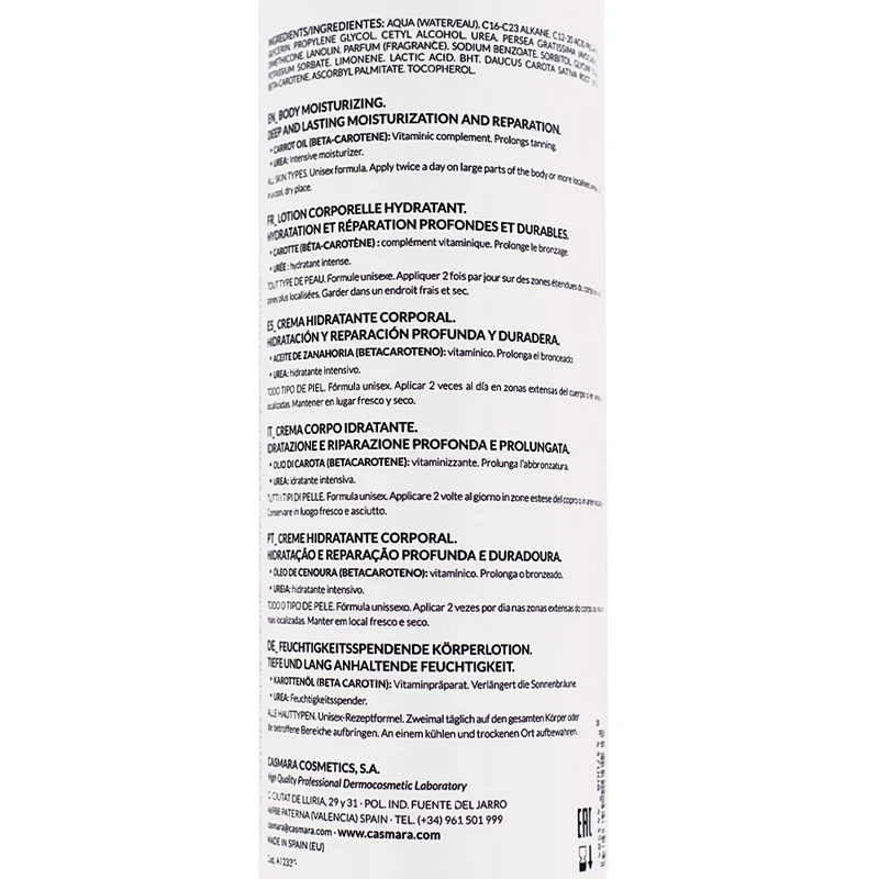 Casmara Moisturizing Body Cream 500ml - crema corpo idratante