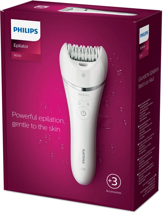 Philips Epilatore Wet & Dry per gambe e corpo
