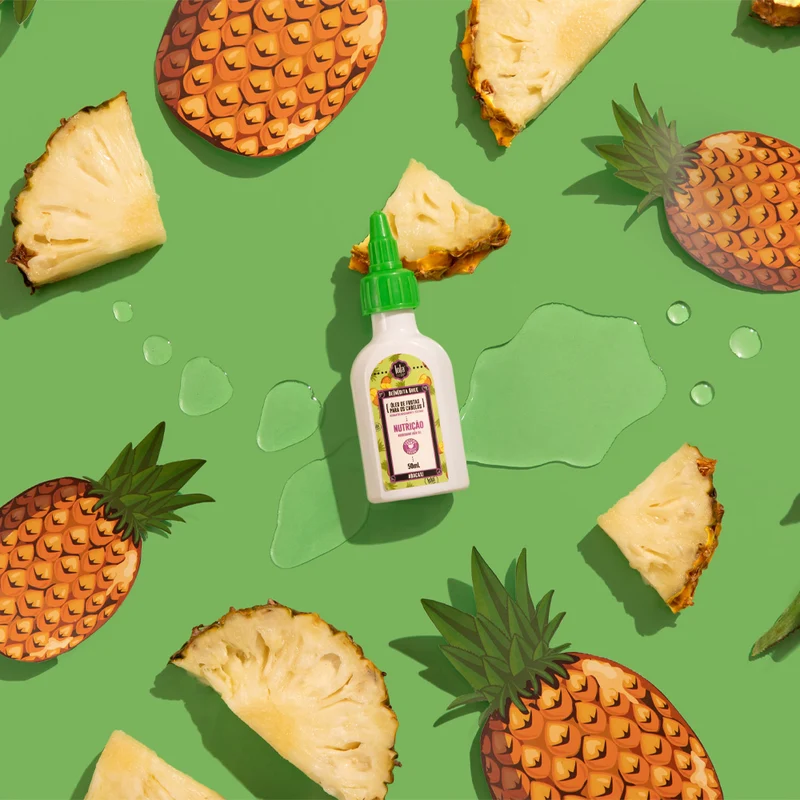 Lola From Rio Bemdita Ghee ÓLeo Nutrição Abacaxi e Manteiga de Bacuri 50ml - olio nutriente anti crespo