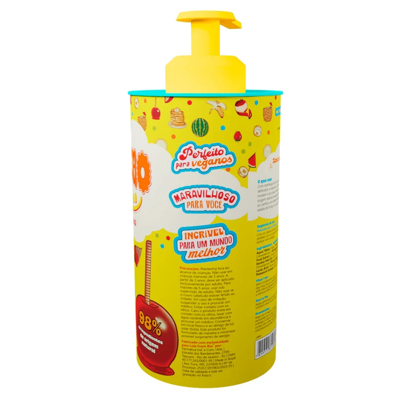 Lola From Rio Cacinho Feliz Salada De Frutas Creme de Pentear 450gr - crema definizione ricci per bambini