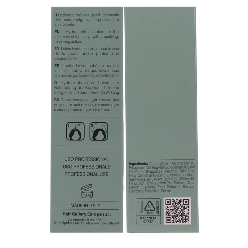 VIAHERMADA Purifyng Shampoo 250ml Lotion 125ml + Cerchietto Bombato in Regalo