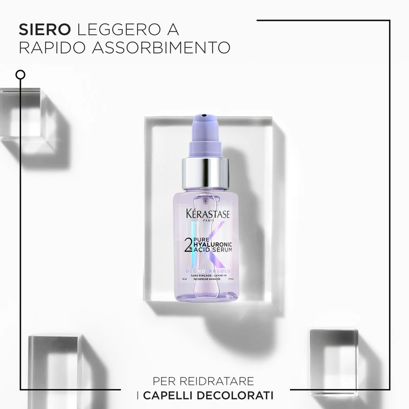 Kerastase Blond Absolu Serum 2% Hyaluronic Acid 50ml - siero per cute e capelli biondi
