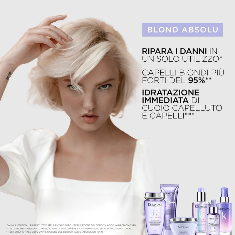 Kerastase Blond Absolu Serum 2% Hyaluronic Acid 50ml - siero per cute e capelli biondi