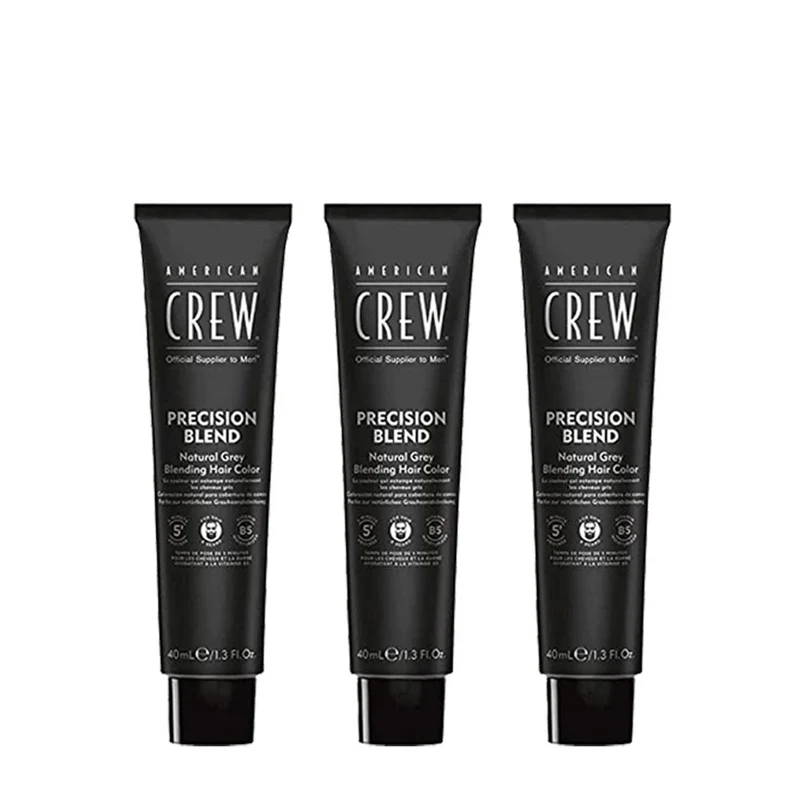American Crew Precision Blend Naturale 3x40ml 4/5 - tinta capelli e barba