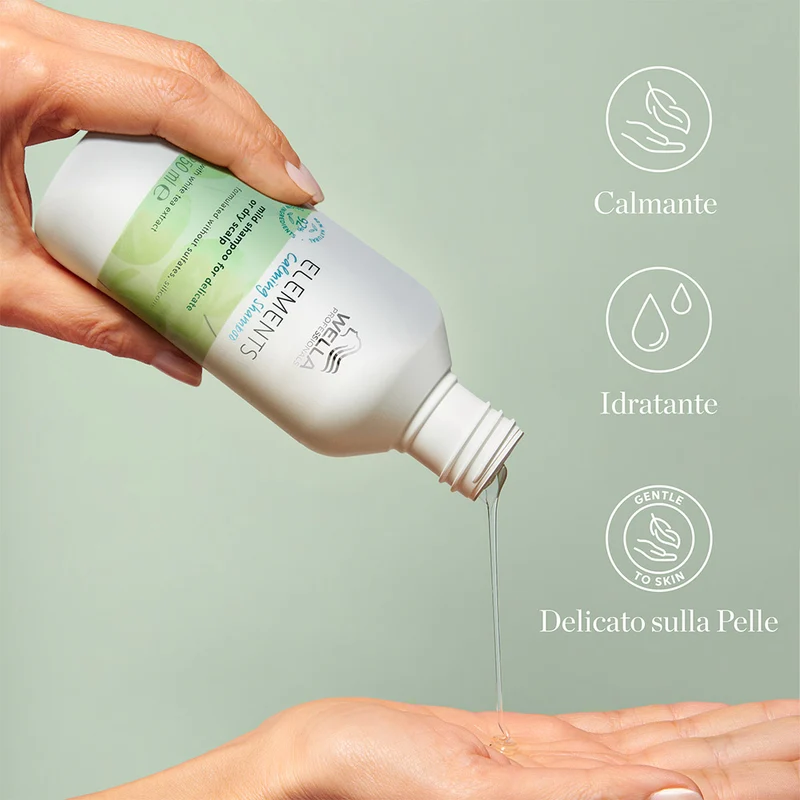 Wella New Elements Shampoo Calm 1000ml - shampoo cute sensibile