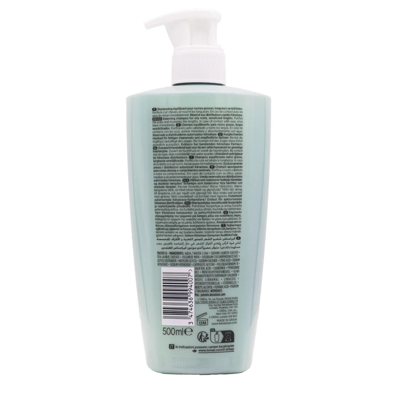 Kérastase Spécifique Bain Divalent 500ml - shampoo per cuoio capelluto grasso
